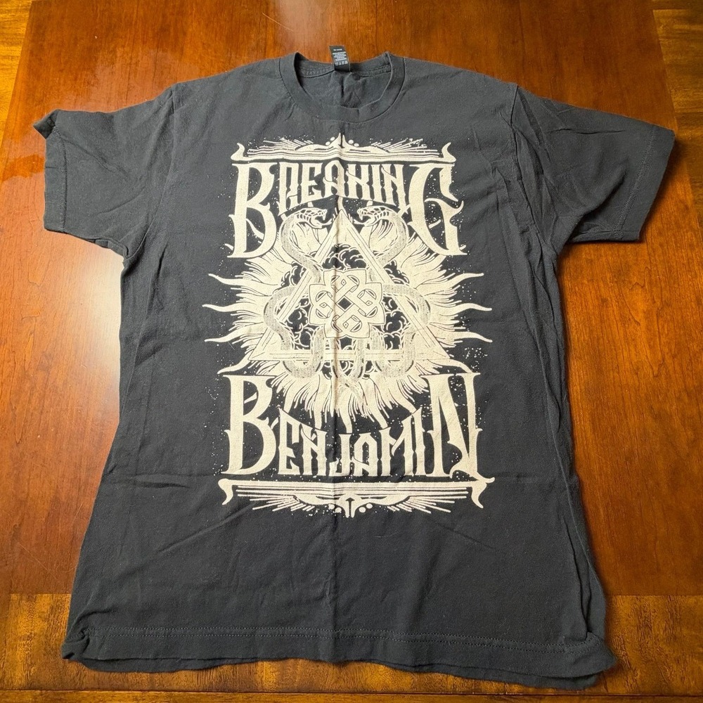 Breaking Benjamin 2019 North American Tour Band T-Shirt Large Black Tultex